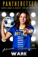 North Lamar Girls Soccer 2024 Team-Ind-Banner-Fun Pics